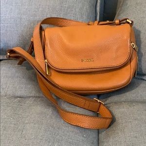 Tan Fossil Crossbody Bag